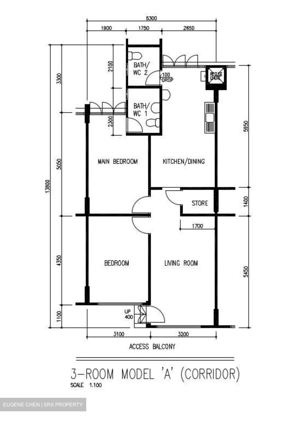 Blk 222 Tampines Street 24 (Tampines), HDB 3 Rooms #627964671